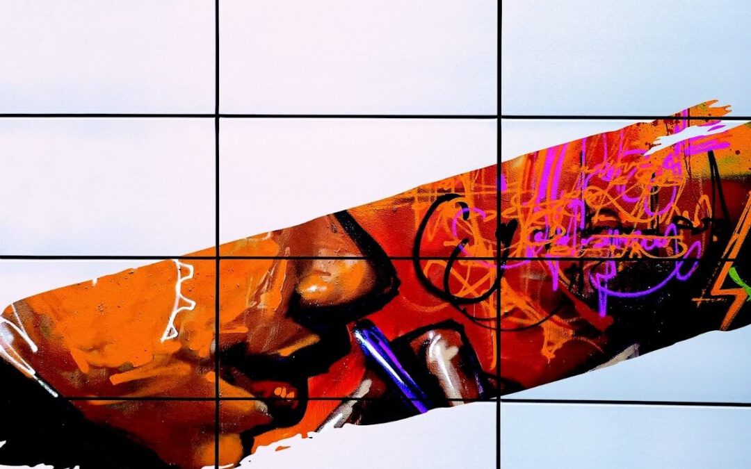 Gebrannter Graffitischutz.