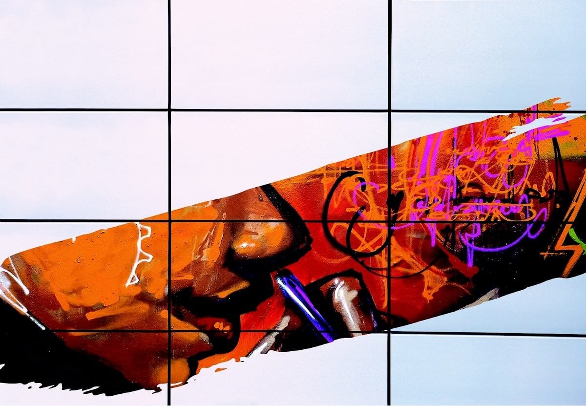 Tonality Gebrannter Graffitischutz.