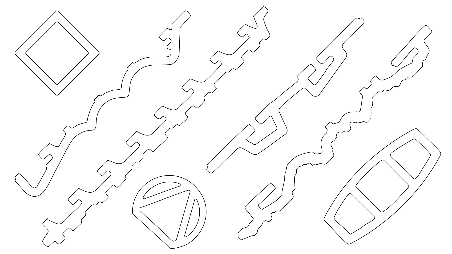 Verschiedene Oberflächenstrukturen für individuelle Gestaltungskonzepte.